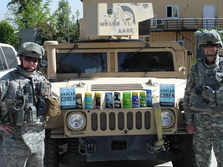 Coben Readers at Camp Eggers in Kabul